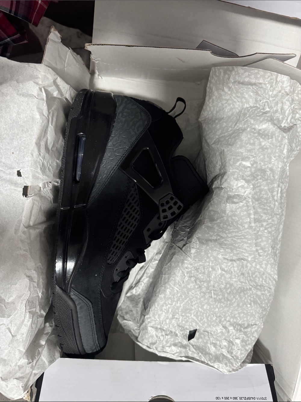 Jordan Men's Retro Black Sneakers with Subtle Gray Accents